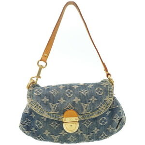 Louis Vuitton Monogram Denim Pleaty Semi Shoulder Bag